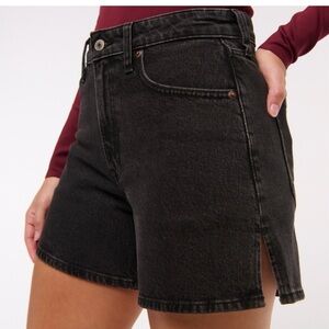 Abercrombie & Fitch Black Jean Shorts